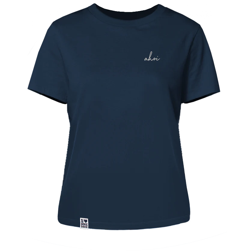 Ahoi - Damen Shirt | 100% Bio-Baumwolle | Edler Stick