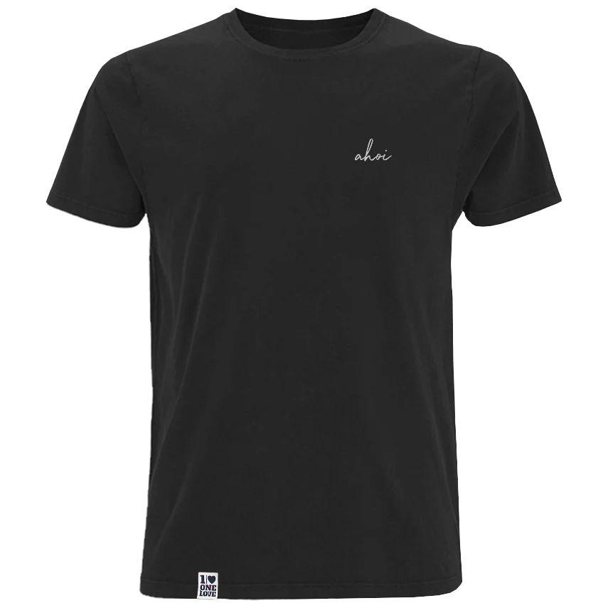 Ahoi – Herren Shirt | 100% Bio-Baumwolle | Edler Stick