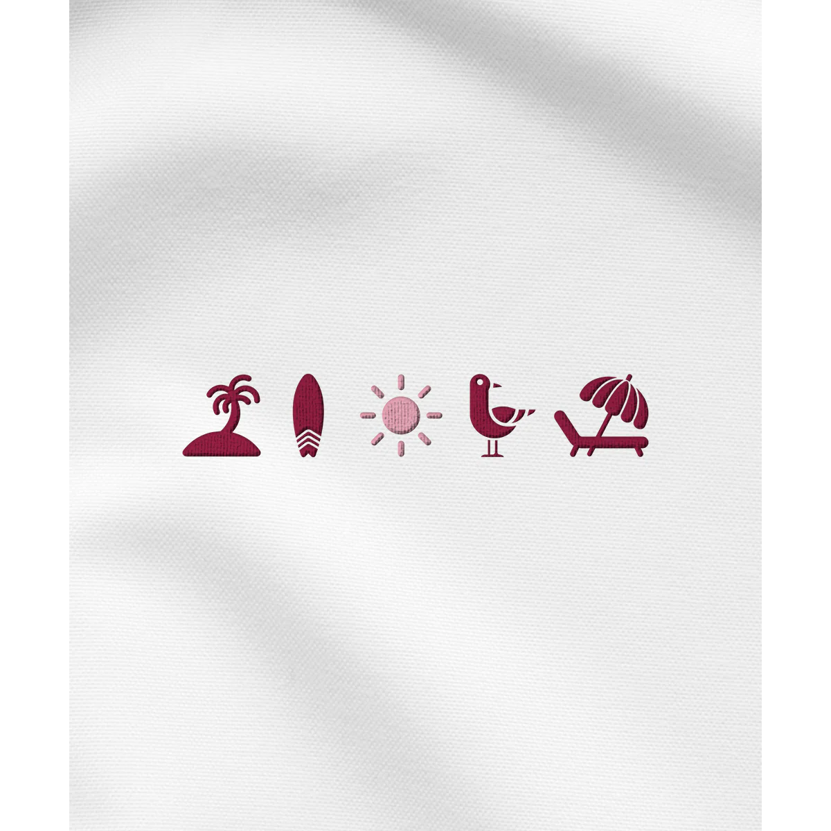 Beach Vibes - Damen Shirt | 100% Bio-Baumwolle | Edler Stick |  - Image 3