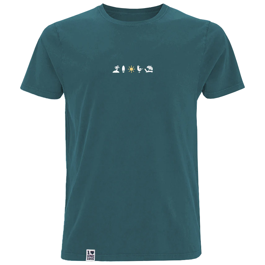 Beach Vibes - Herren Shirt | 100% Bio-Baumwolle | Edler Stick