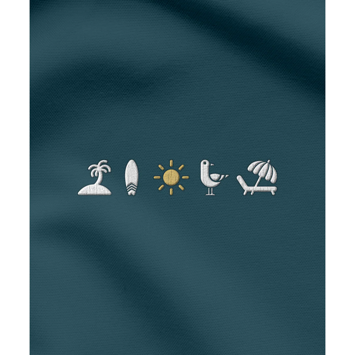 Beach Vibes - Herren Shirt | 100% Bio-Baumwolle | Edler Stick - Image 2