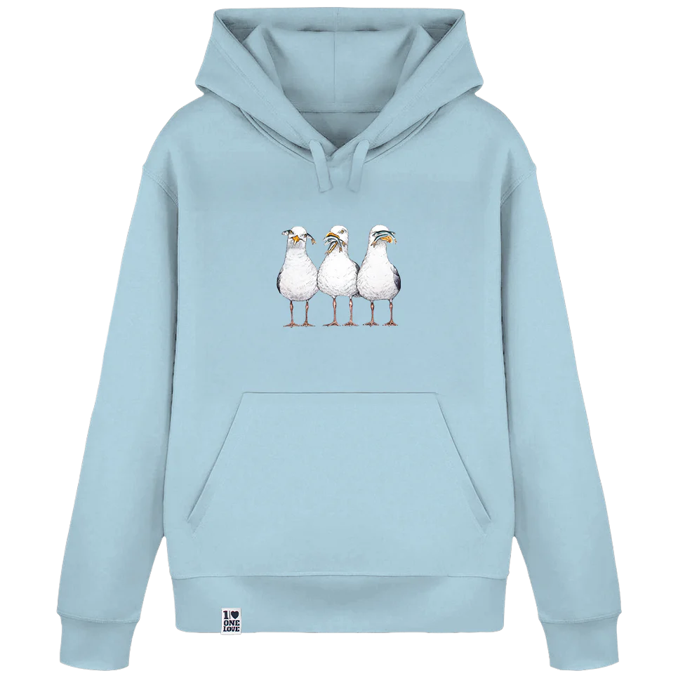 Drei Möwen - Unisex Hoodie | 100% Bio-Baumwolle - Image 5