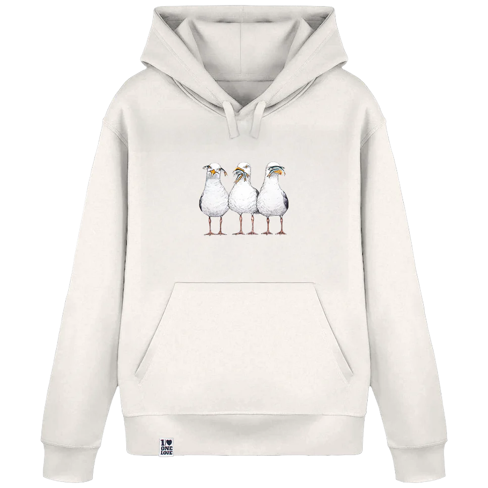 Drei Möwen - Unisex Hoodie | 100% Bio-Baumwolle - Image 6