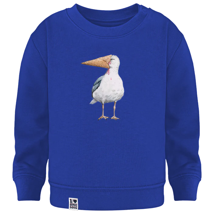 Eisvogel Baby Sweater - Meertraum fürs Herz