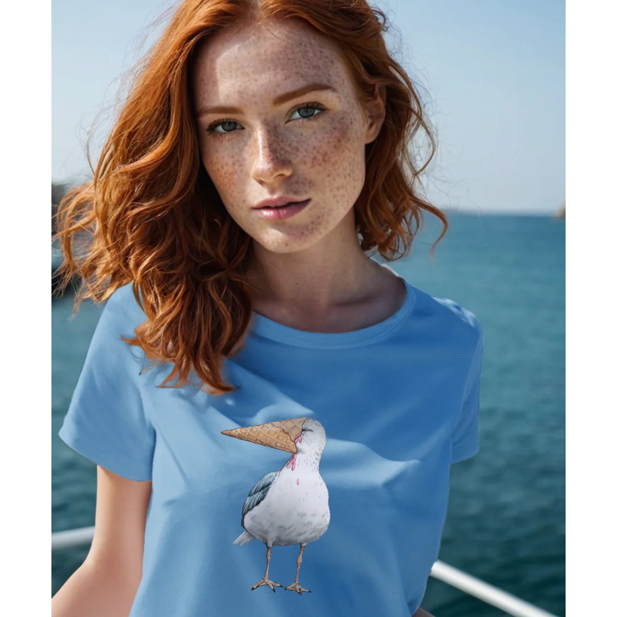 Eisvogel - Damen Shirt | 100% Bio-Baumwolle - Image 3