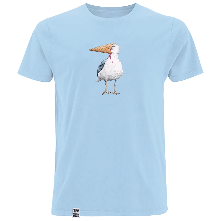 Eisvogel – Herren Shirt | 100% Bio-Baumwolle - Image 4