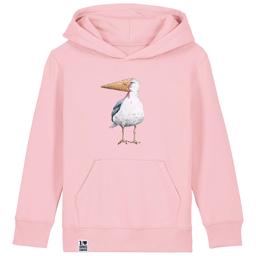Leuchtendes Meer: Eisvogel Hoodie Kids - Image 4