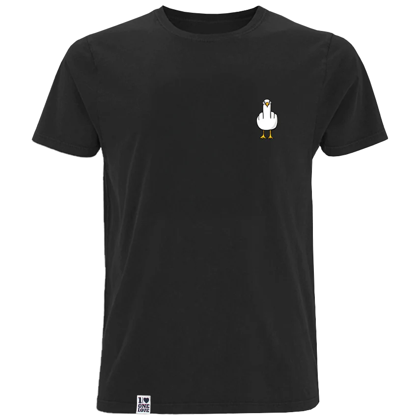 F**k You Möwe - Herren Shirt | 100% Bio-Baumwolle