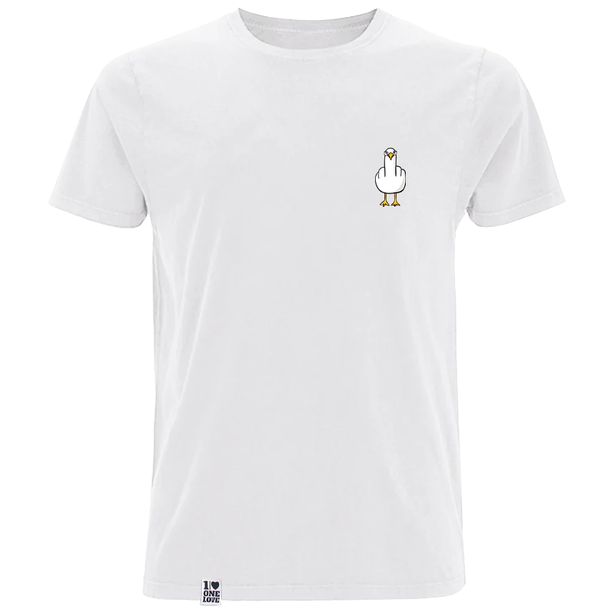 F**k You Möwe - Herren Shirt | 100% Bio-Baumwolle - Image 3