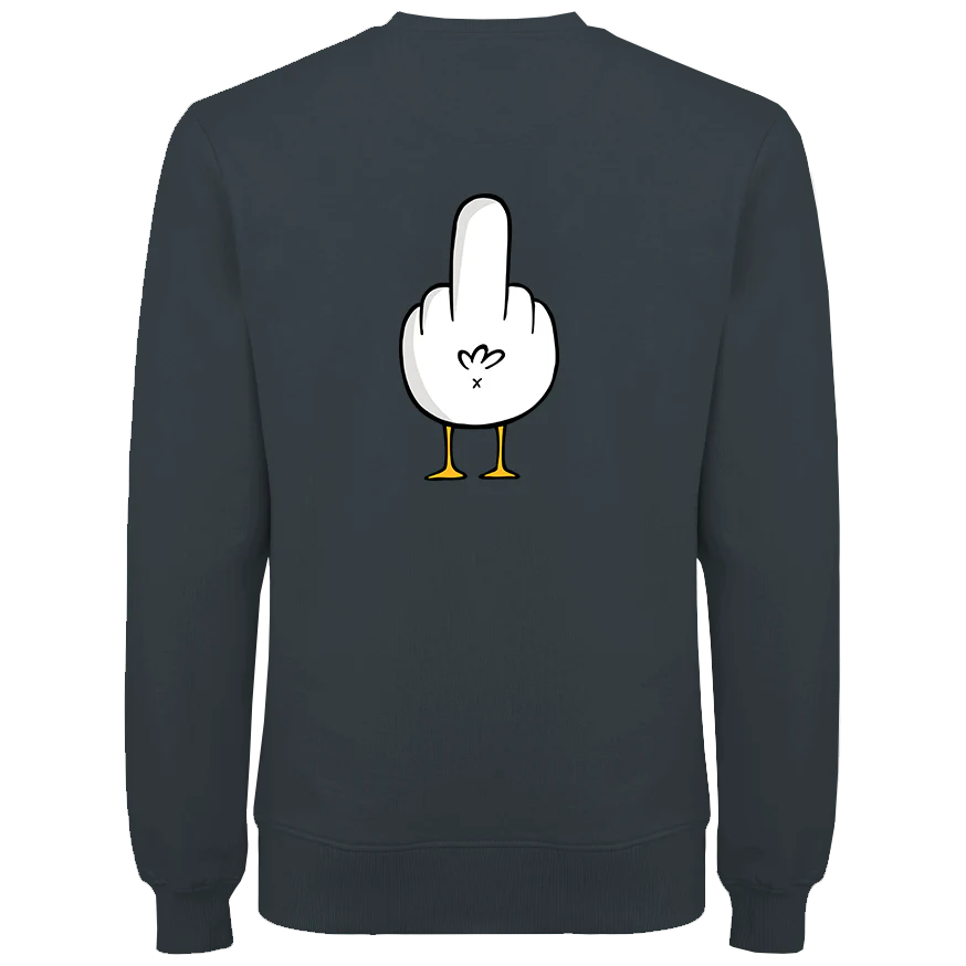 F**k You Möwe  - Unisex Sweater | 100% Bio-Baumwolle | Backprint - Image 10
