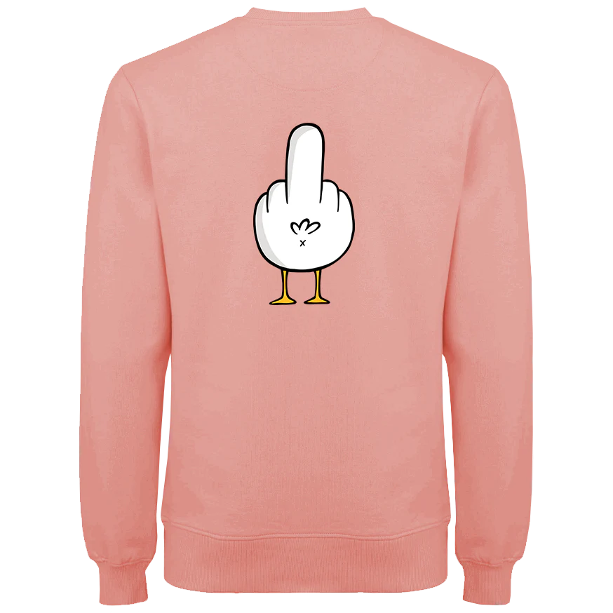 F**k You Möwe  - Unisex Sweater | 100% Bio-Baumwolle | Backprint - Image 8