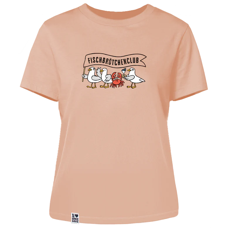 Fischbrötchenclub – Damen Shirt | 100% Bio-Baumwolle - Image 4