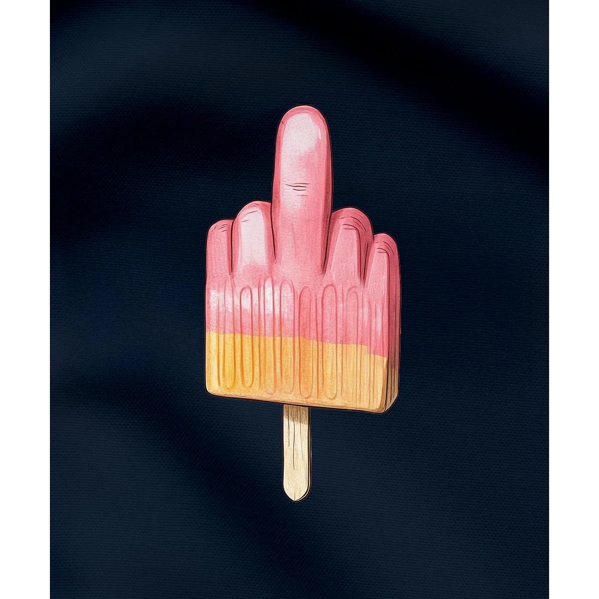 Mittelfinger Eis - Baby Body Langarm - Image 2