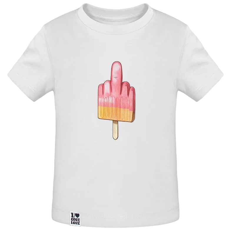 Mittelfinger Eis - Shirt BABY - Image 3