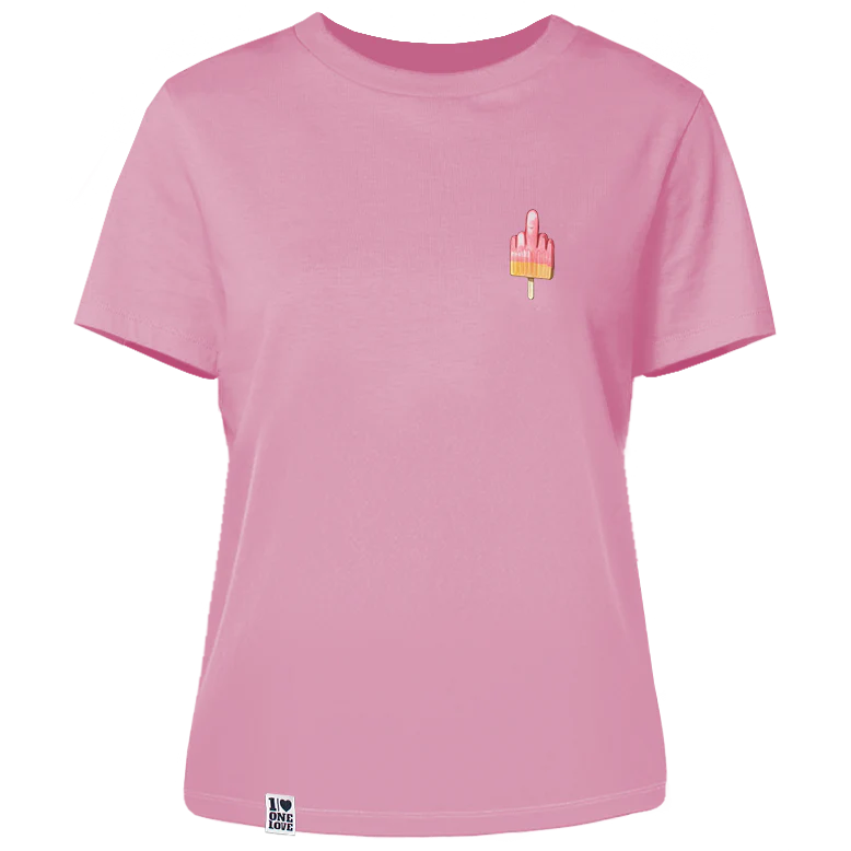 Mittelfinger Eis - Damen Shirt  | 100% Bio-Baumwolle - Image 3