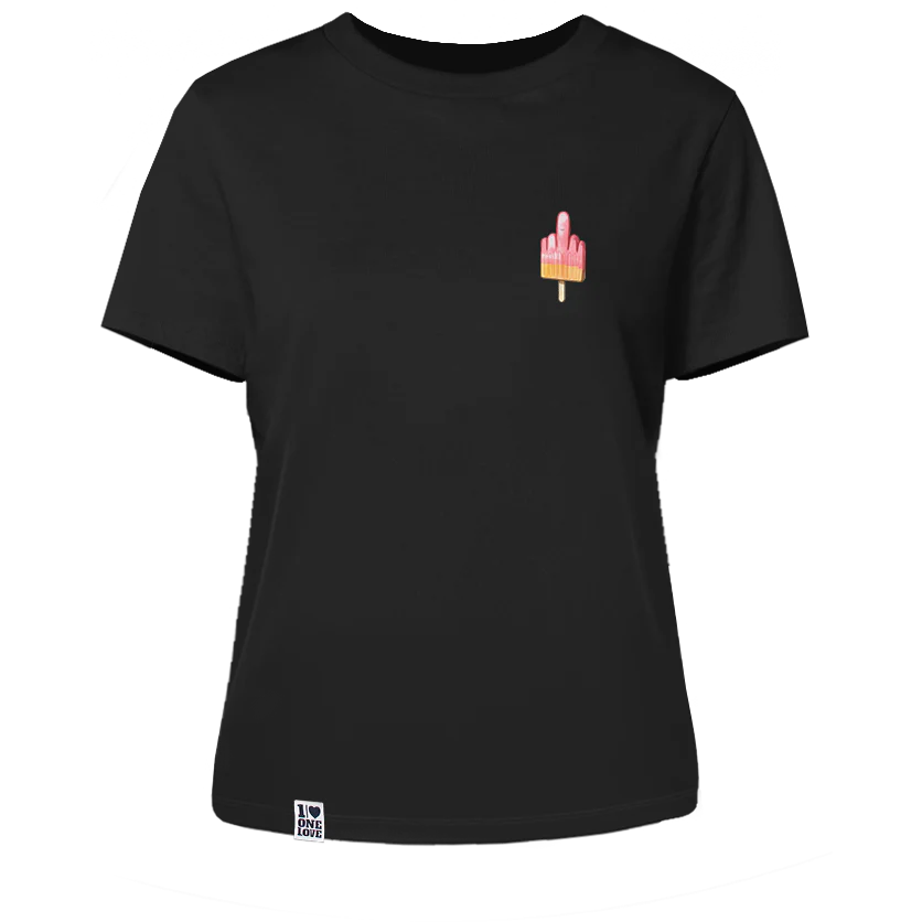 Mittelfinger Eis - Damen Shirt  | 100% Bio-Baumwolle - Image 4