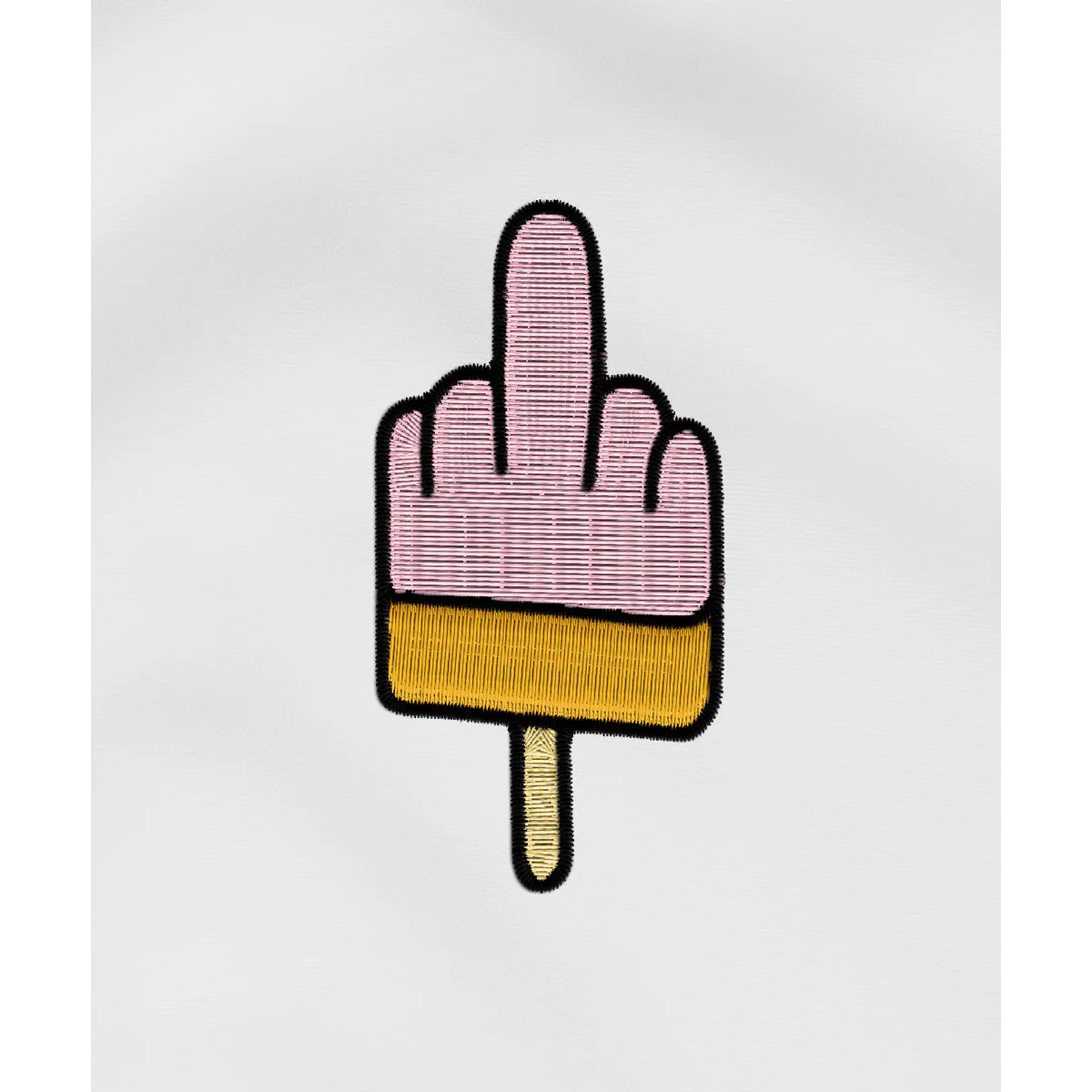 Mittelfinger Eis - Damen Shirt | 100% Bio-Baumwolle | Edler Stick - Image 2