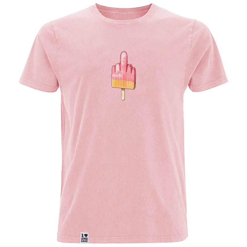 Mittelfinger  - Herren Shirt  | 100% Bio-Baumwolle - Image 5