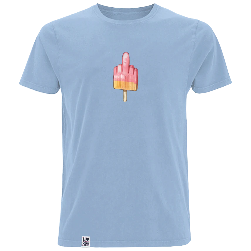 Mittelfinger  - Herren Shirt  | 100% Bio-Baumwolle - Image 6