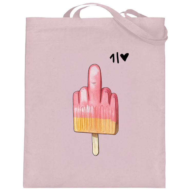 Mittelfinger Eis  - Jutebeutel - Image 3