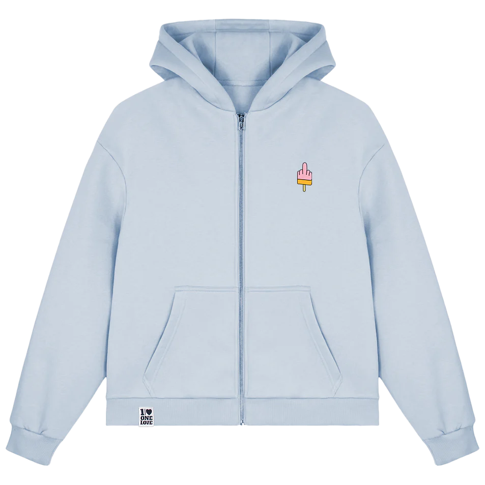 Mittelfinger Eis Stick  - Sweatjacke - Image 5