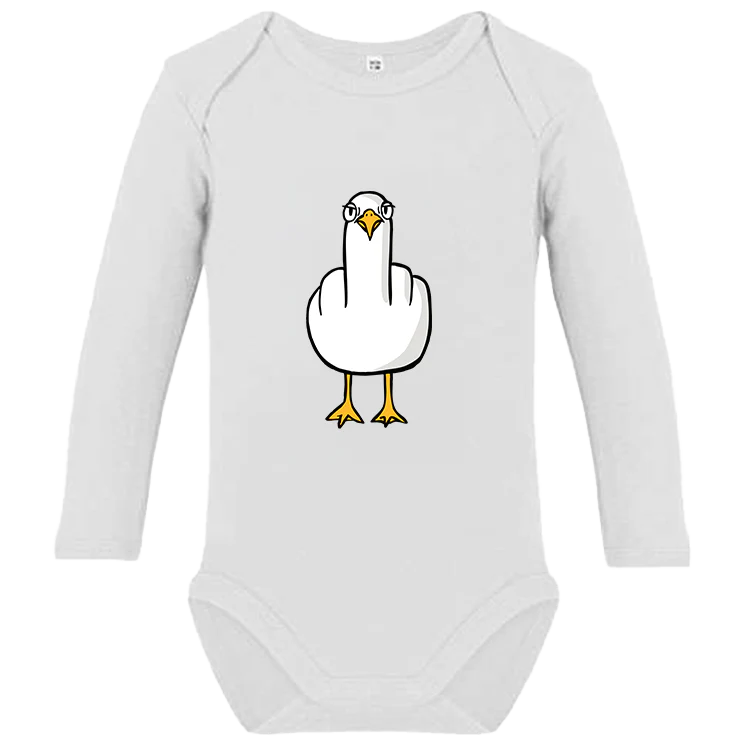 F**k You Möwe - Baby Body Langarm - Image 5