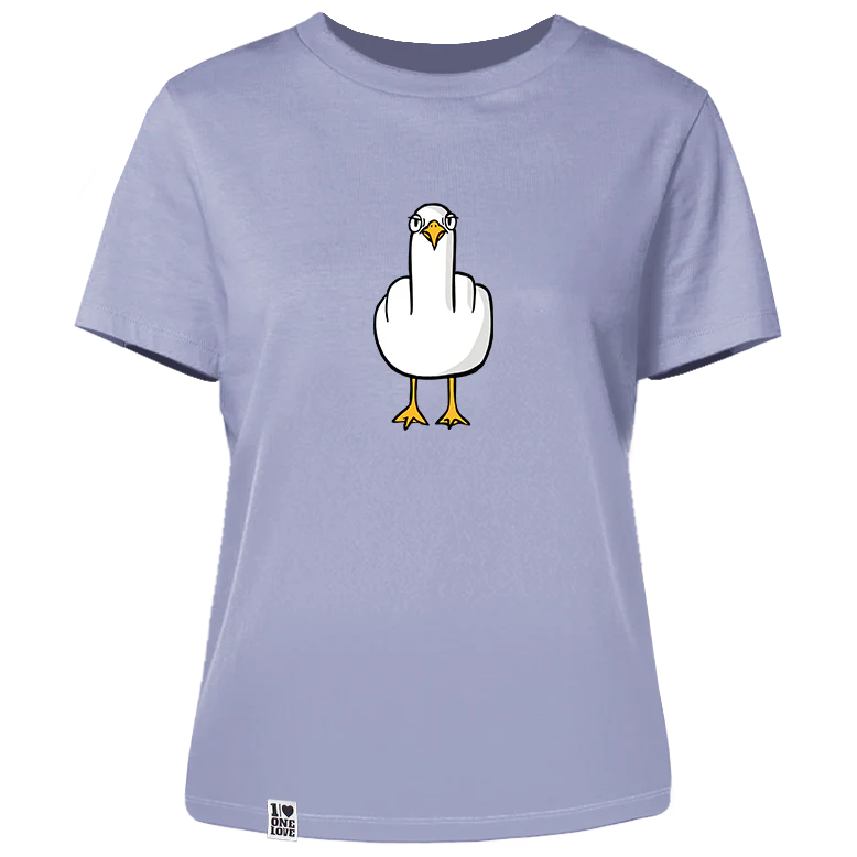 F**k You Möwe - Damen Shirt | 100% Bio-Baumwolle - Image 3