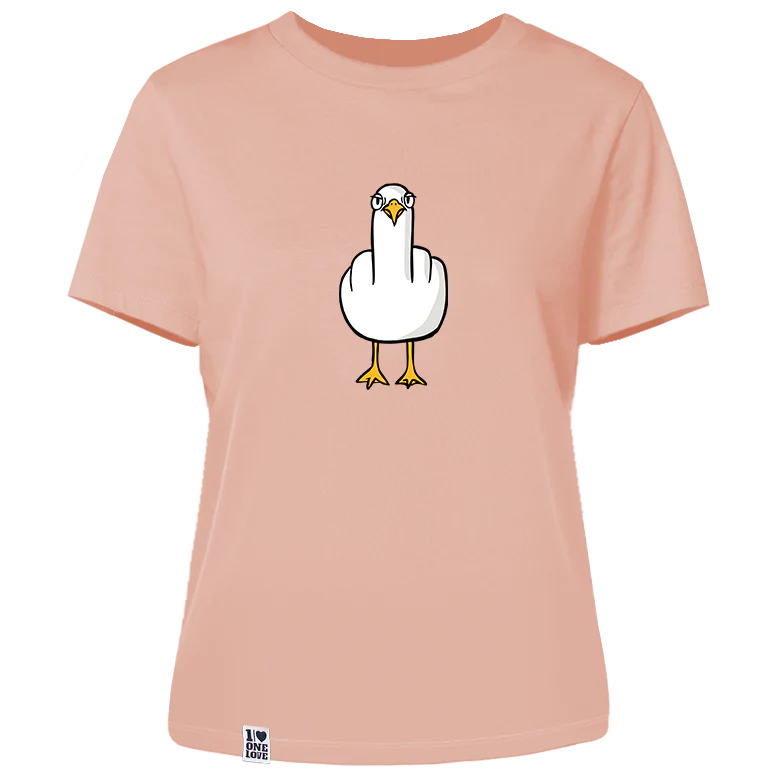 F**k You Möwe - Damen Shirt | 100% Bio-Baumwolle - Image 4