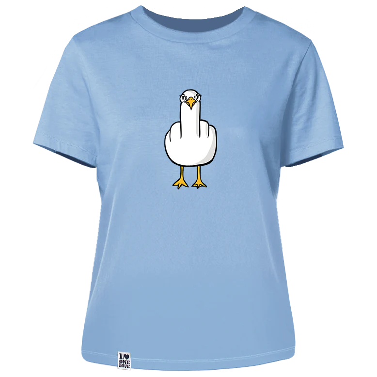 F**k You Möwe - Damen Shirt | 100% Bio-Baumwolle - Image 5