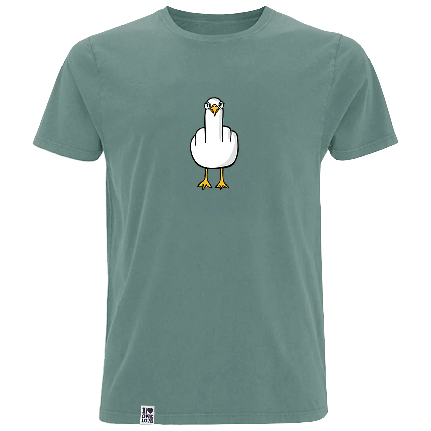 F**k You Möwe - Herren Shirt | 100% Bio-Baumwolle - Image 7