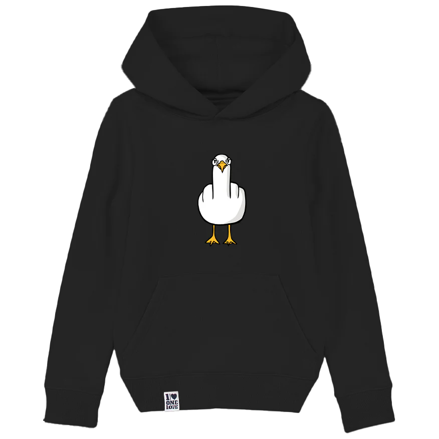F**k You Möwe  - Hoodie KIDS - Image 4
