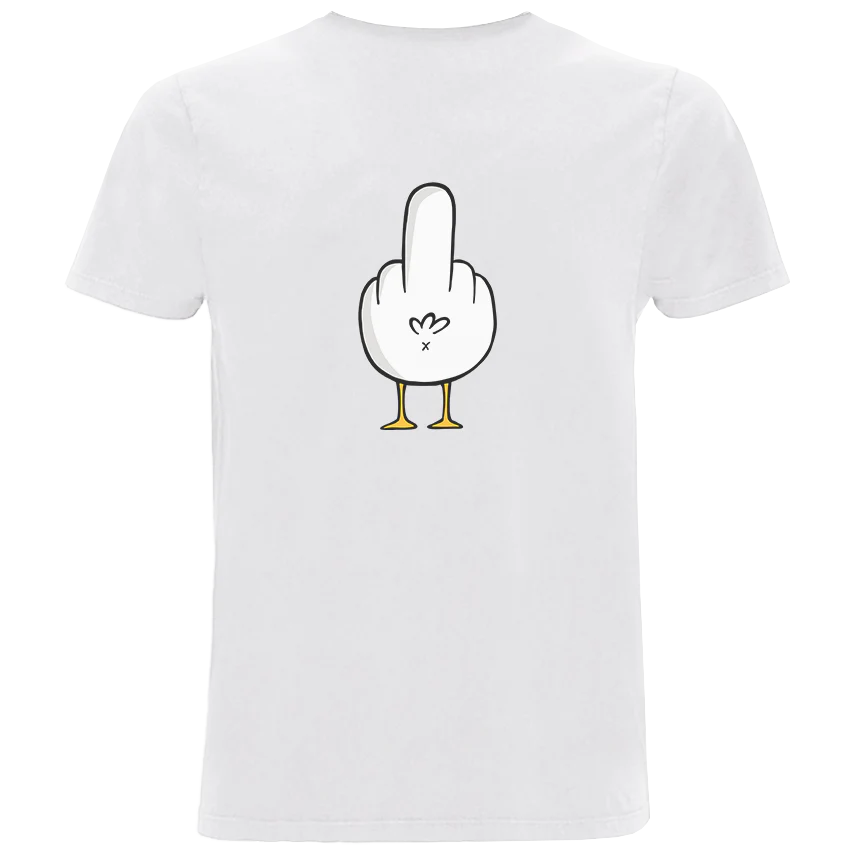 Fuck You Möwe - Herren Shirt | 100% Bio-Baumwolle | Backprint - Image 10
