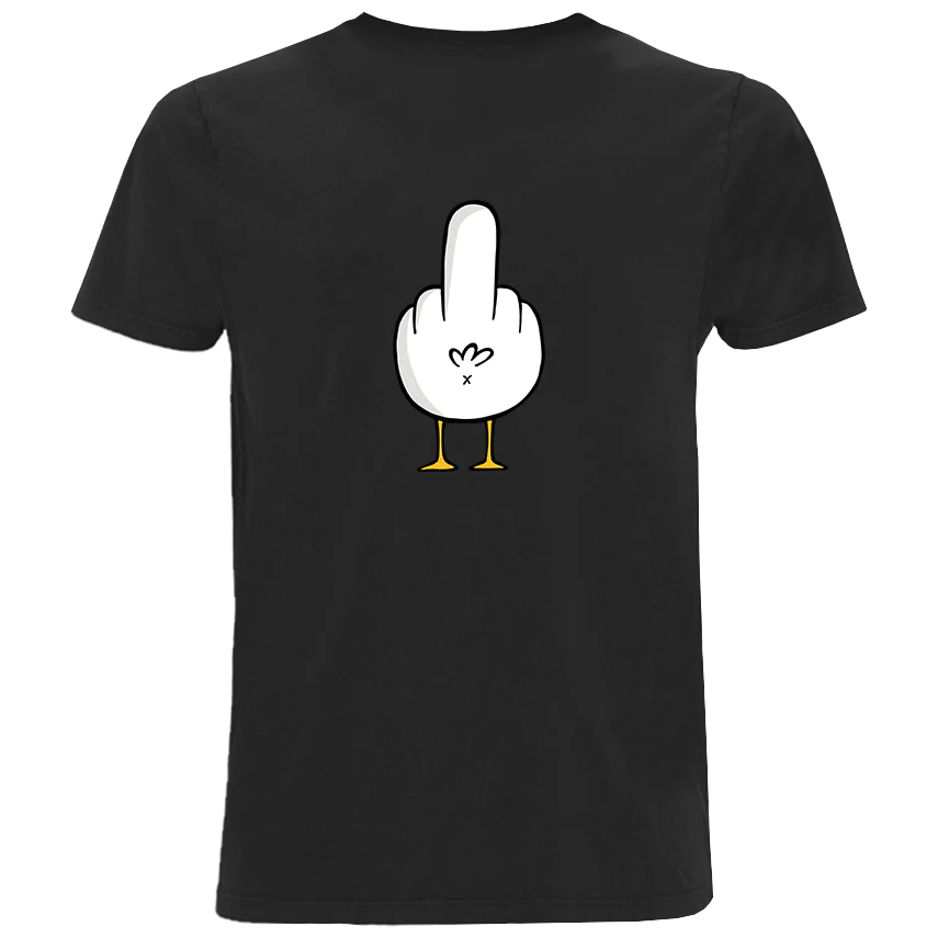 Fuck You Möwe - Herren Shirt | 100% Bio-Baumwolle | Backprint - Image 6