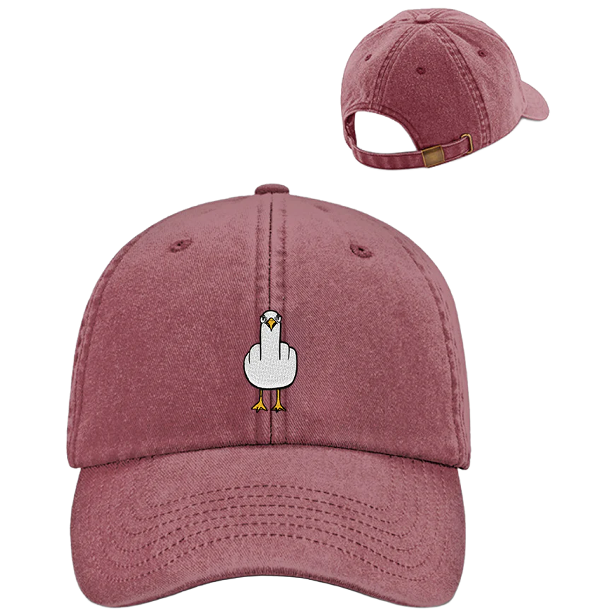 F**k You Möwe  - Vintage Cap mit Stick - Image 4