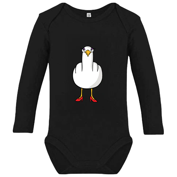F**k You Möwenlady  - Baby Body Langarm - Image 3