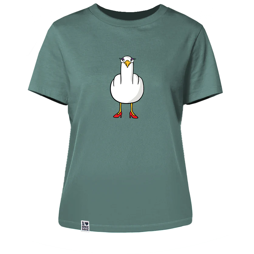 F**k You Möwenlady - Damen Shirt | 100% Bio-Baumwolle - Image 4