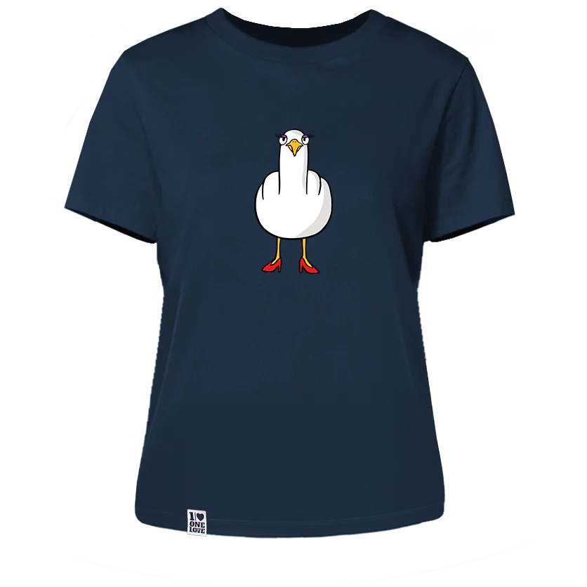 F**k You Möwenlady - Damen Shirt | 100% Bio-Baumwolle - Image 7