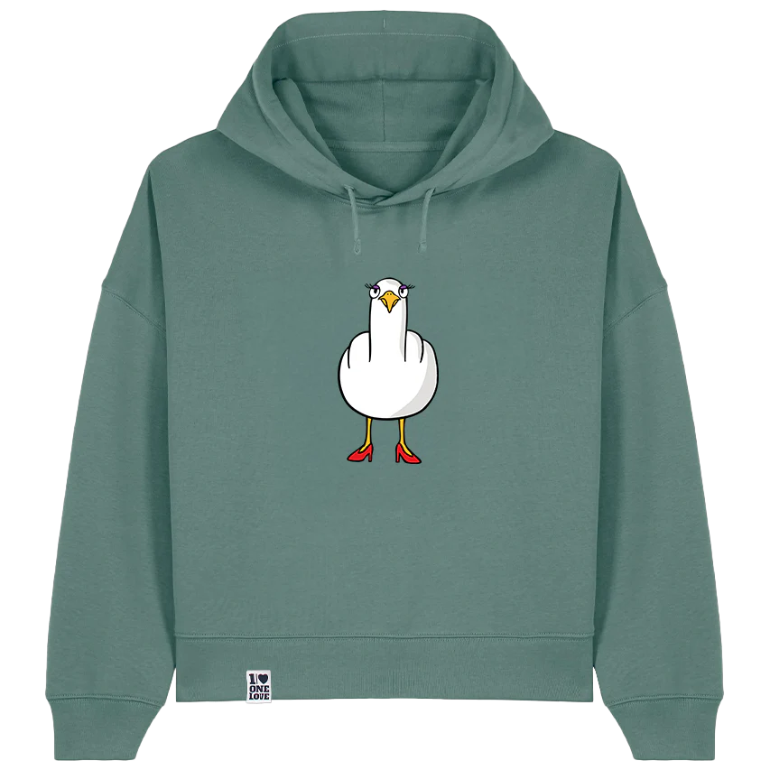 F**k You Möwenlady - Damen Hoodie | Bio-Baumwolle - Image 4