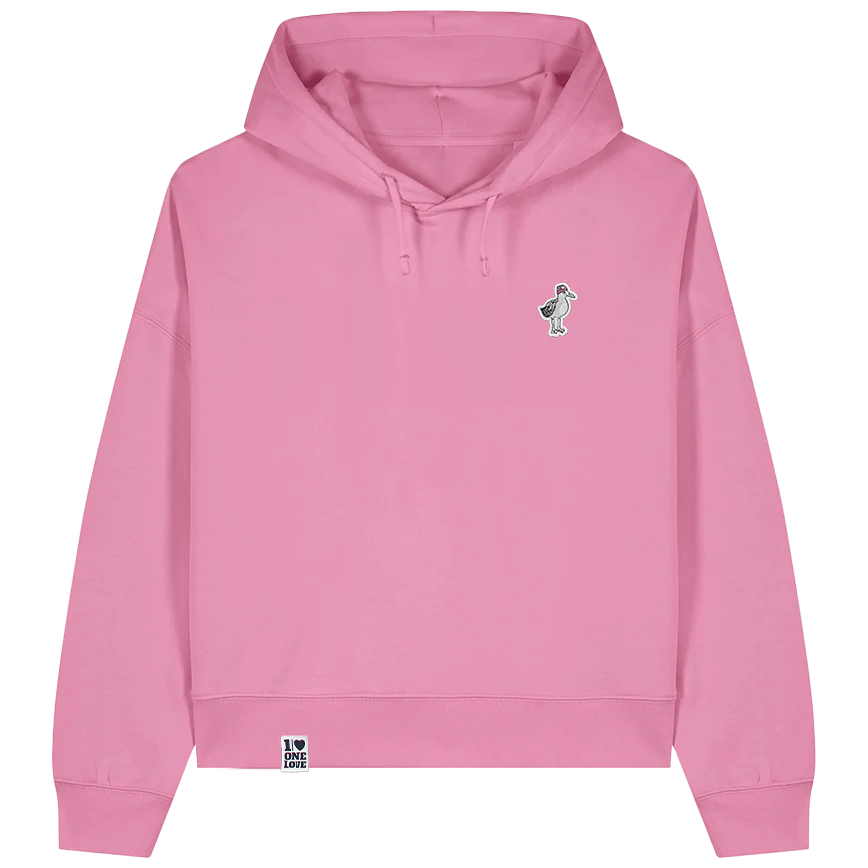 Hauk – Damen Hoodie | Bio-Baumwolle | Edler Stick - Image 4