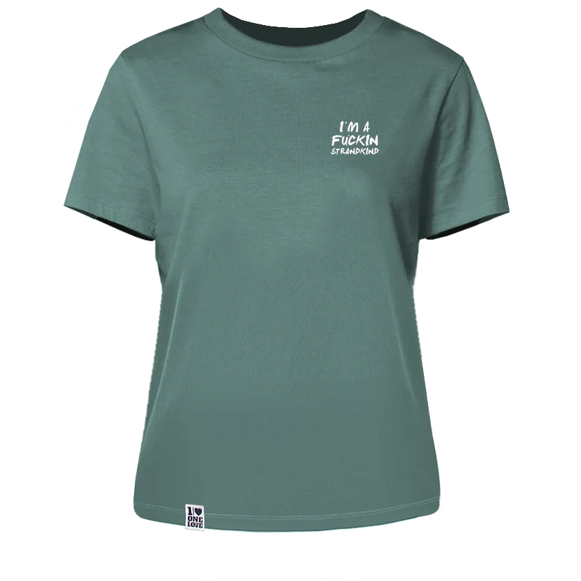 I'm a Fuckin Strandkind  - Damen Shirt | 100% Bio-Baumwolle - Image 3
