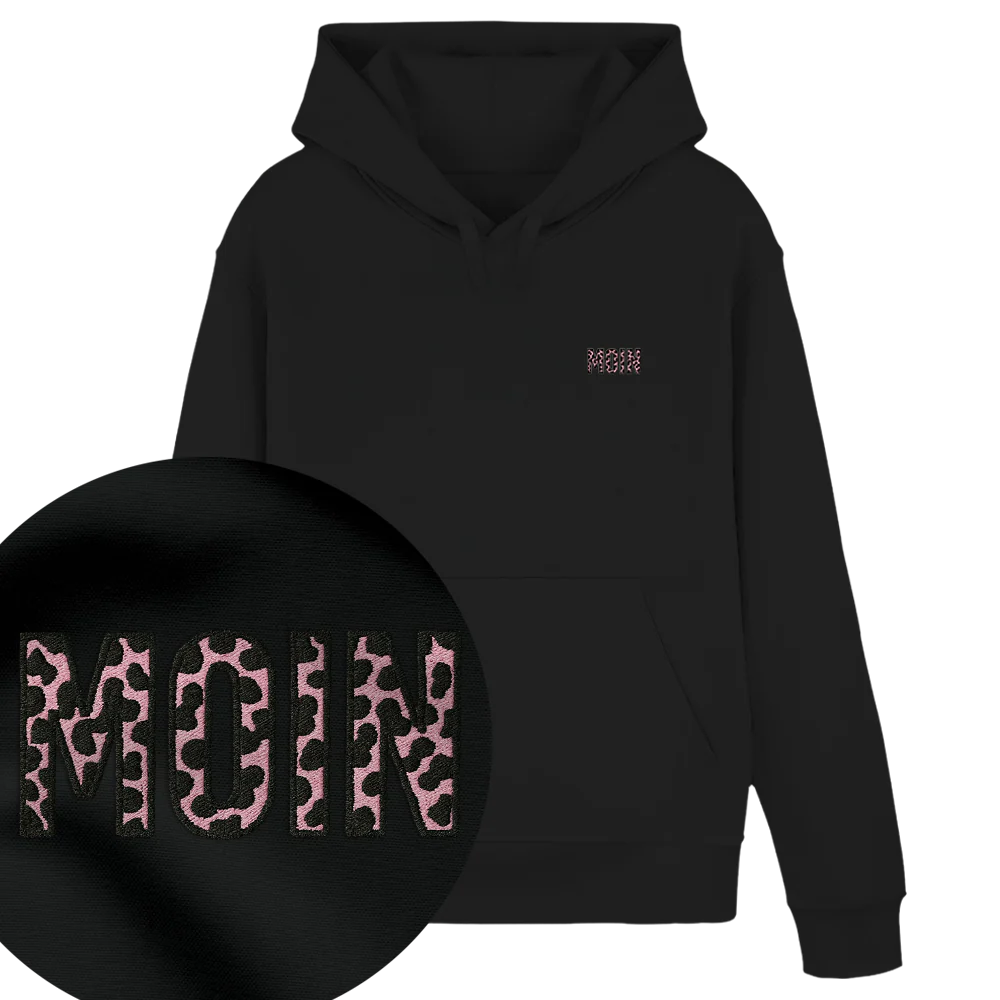 Moin-Leo - Unisex Hoodie | 100% Bio-Baumwolle | Edler Stick