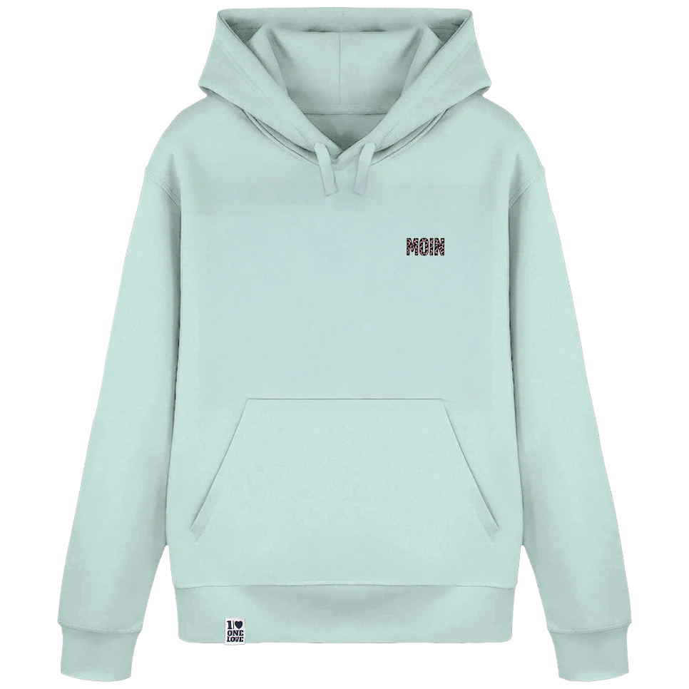 Moin-Leo - Unisex Hoodie | 100% Bio-Baumwolle | Edler Stick - Image 2