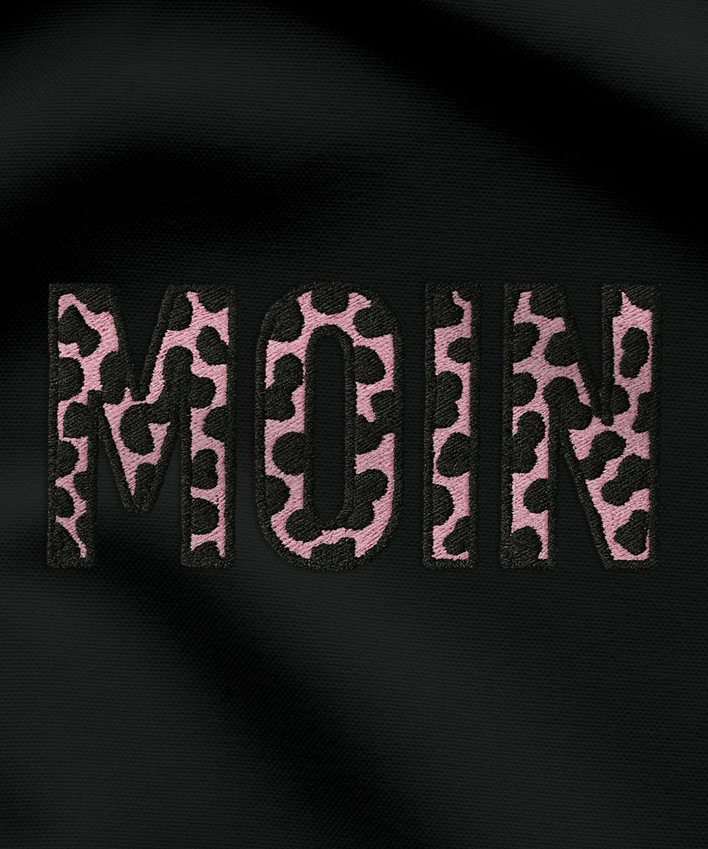 Moin-Leo - Unisex Hoodie | 100% Bio-Baumwolle | Edler Stick - Image 3