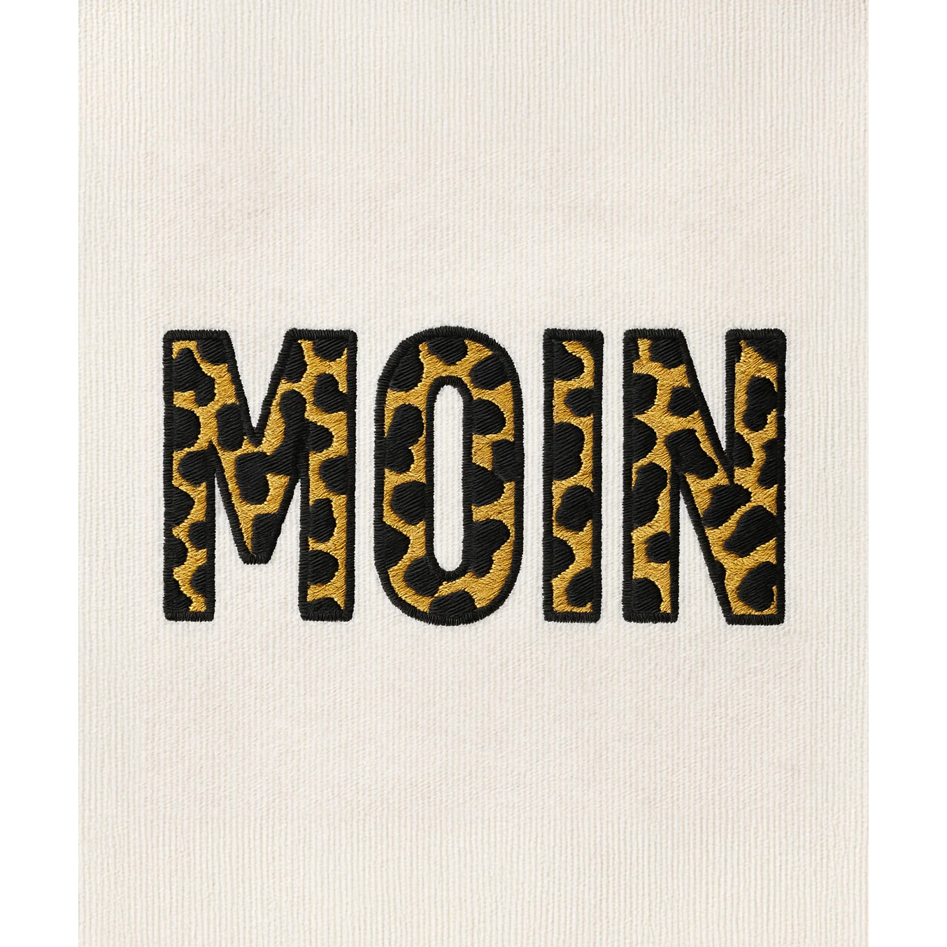 Moin-Leo   - Unisex Hoodie | 100% Bio-Baumwolle | Edler Stick - Image 3
