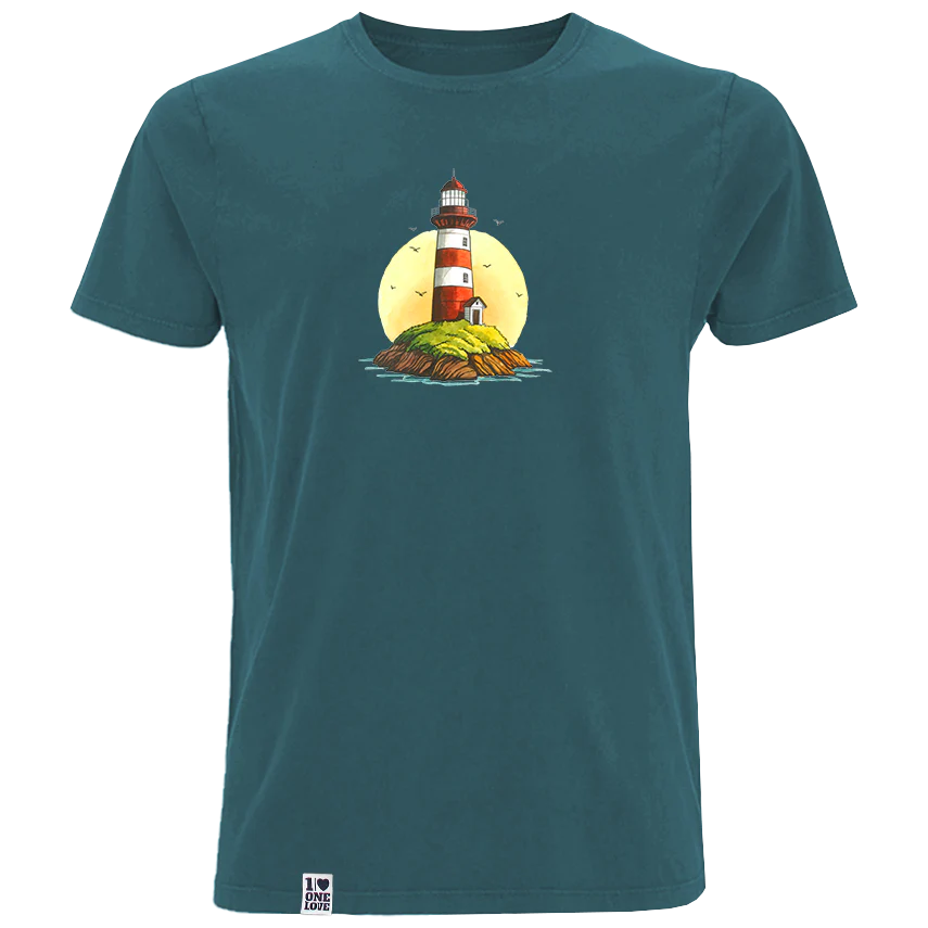 Leuchtturm & Meer - Herren Shirt | 100% Bio-Baumwolle