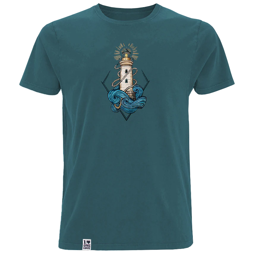 Leuchtturm - Herren Shirt | 100% Bio-Baumwolle - Image 2