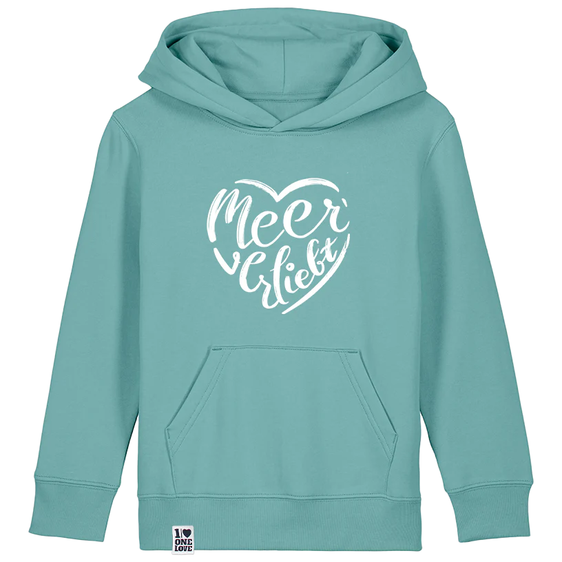 Herzenswärme mit Meer: Kids Hoodie - Image 3