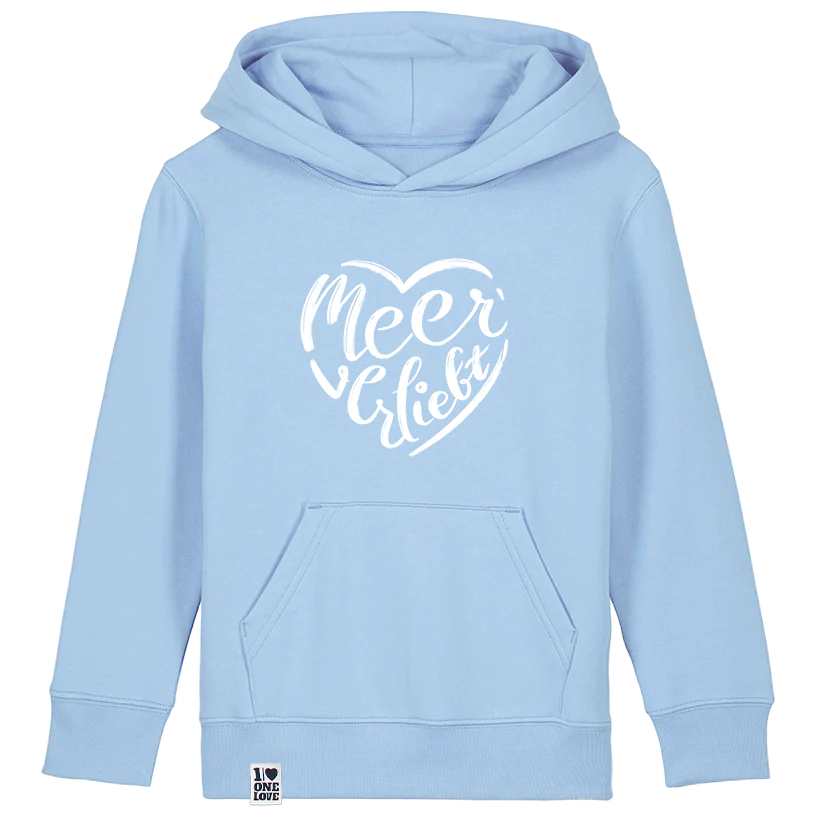 Herzenswärme mit Meer: Kids Hoodie - Image 4