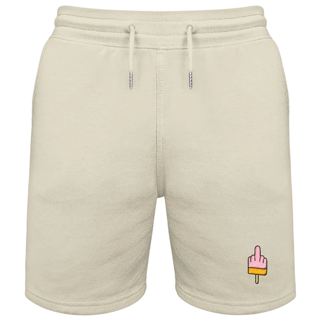 Mittelfinger-Eis  - Shorts | Biobaumwolle | Edler Stick - Image 3