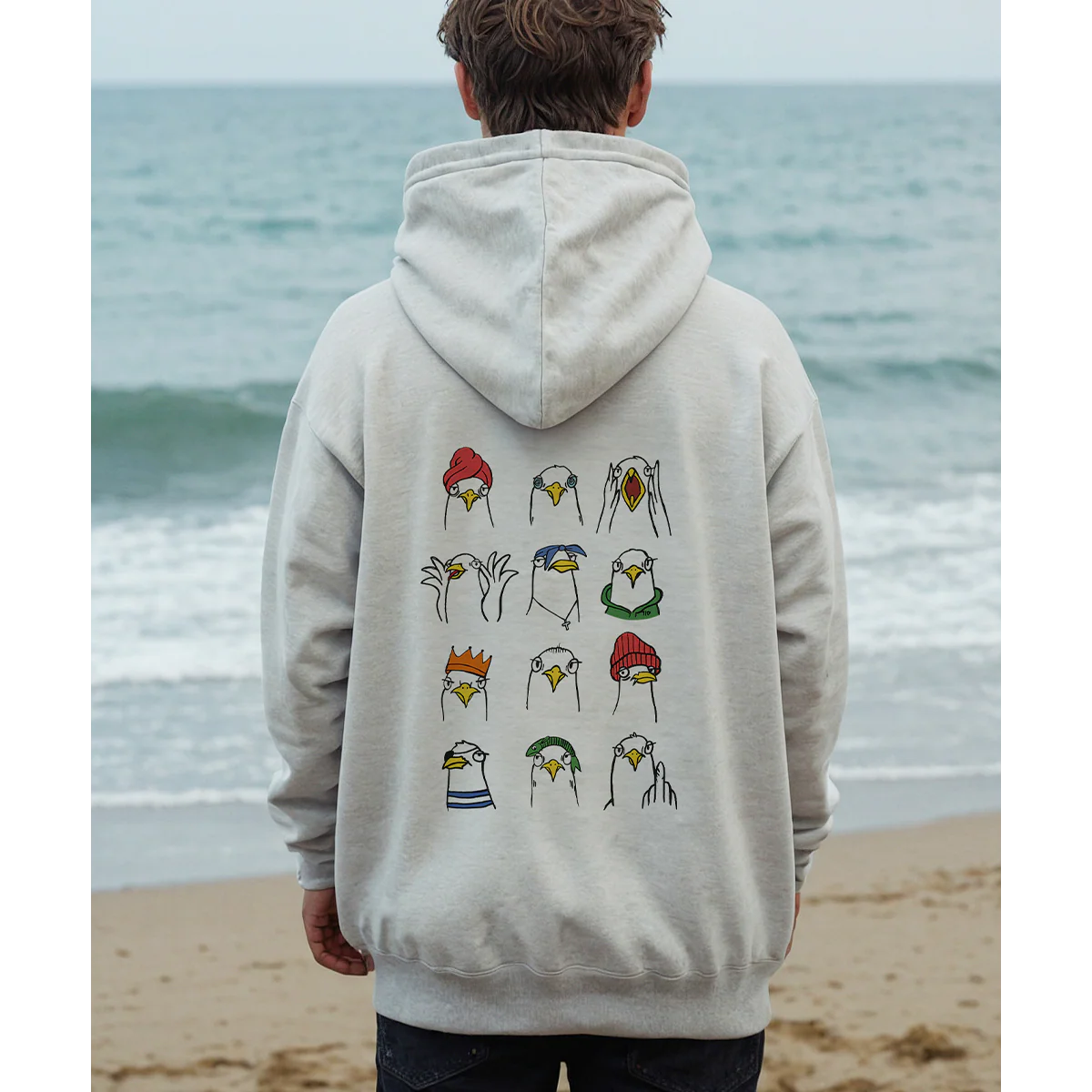 Dein Stück Meer - Unisex Hoodie | 100% Bio-Baumwolle | Backprint - Image 2